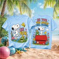 Snoopy Be You The World Will Adjust Retro Peanuts Cartoon Gift For Fans Shirt - Limotees LLC