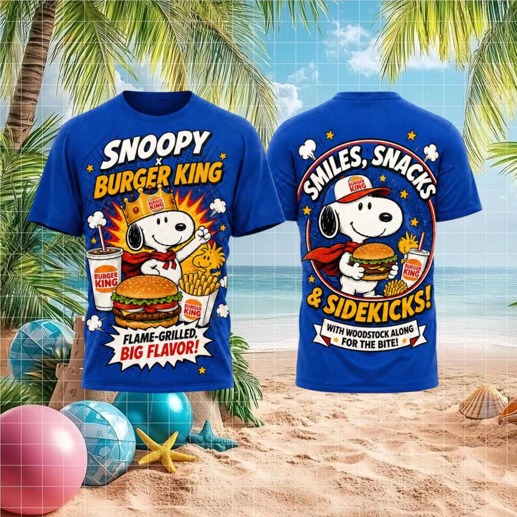 Snoopy Burger King Flame Grilled Big Flavor Shirt
