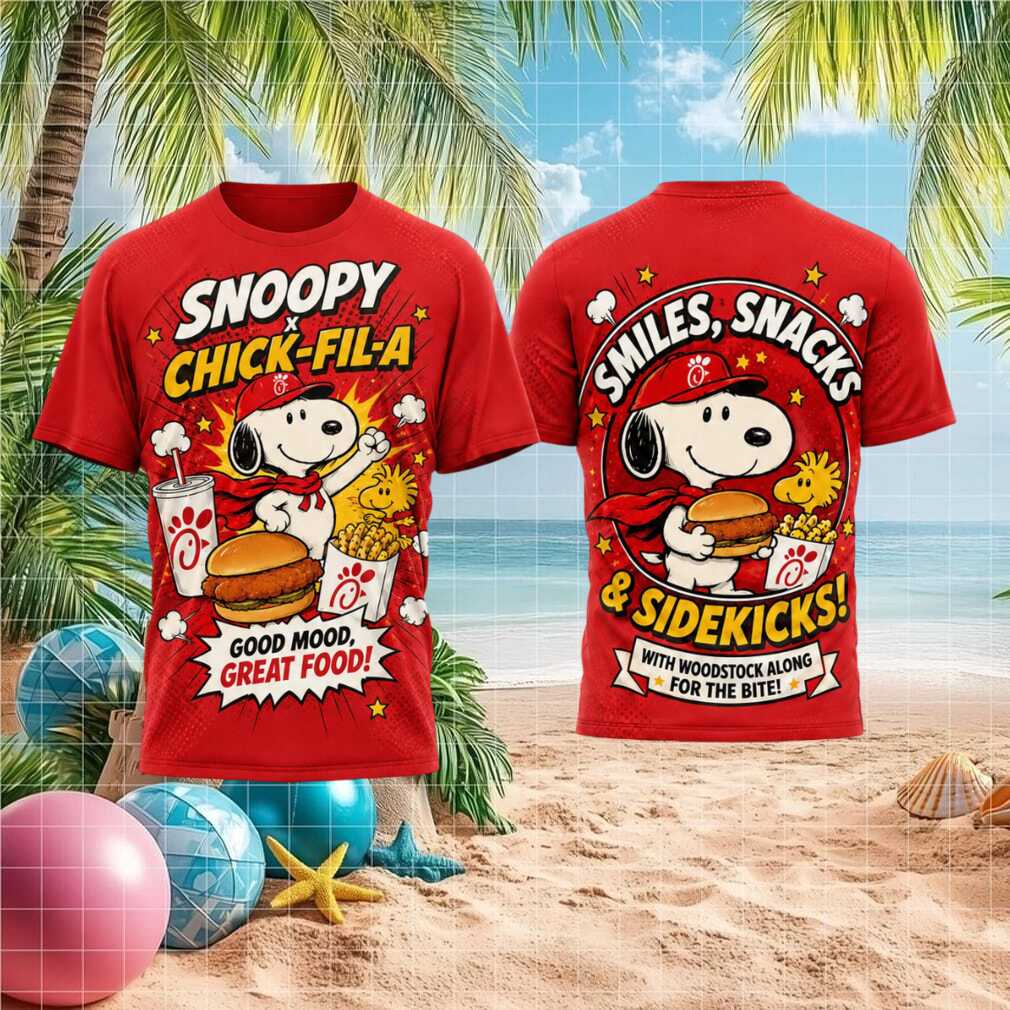 Snoopy Chick Fil A Good Mood Great Food Shirt