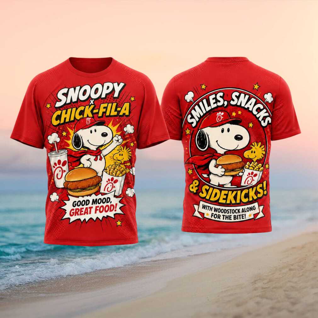 Snoopy Chick Fil A Good Mood Great Food Shirt