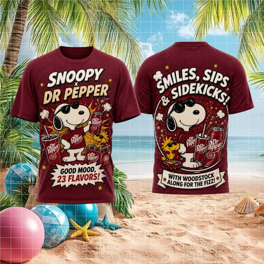 Snoopy Dr Pepper 23 Flavors Good Mood Fizzy Shirt