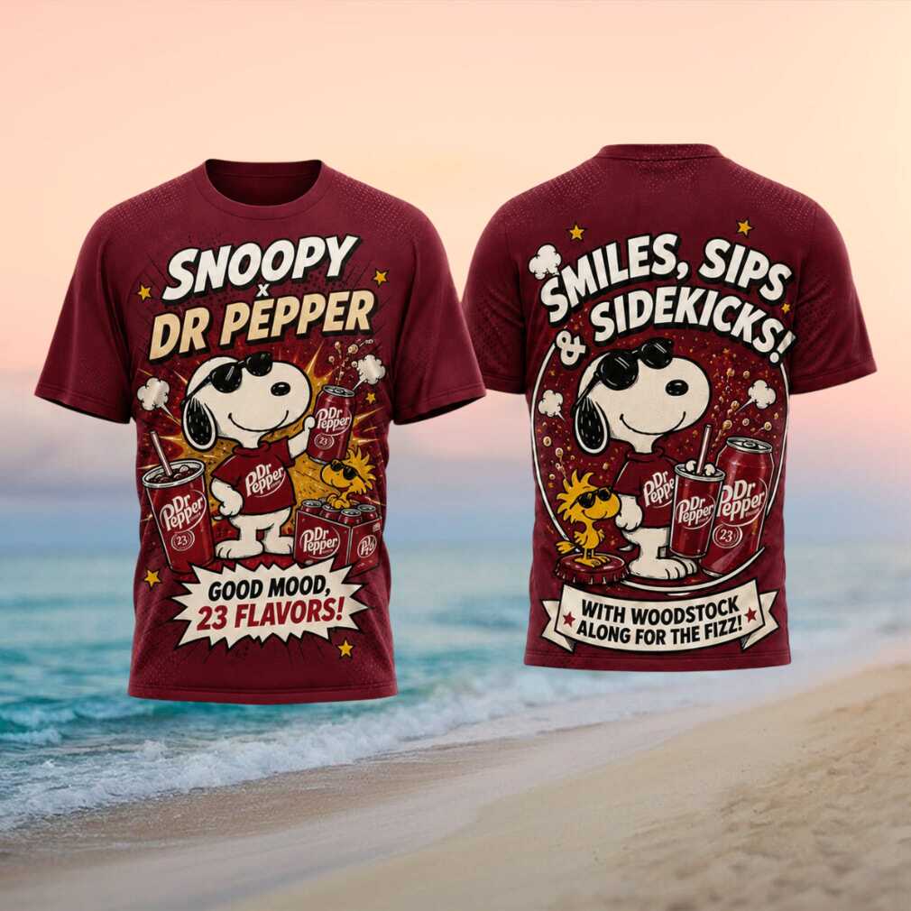 Snoopy Dr Pepper 23 Flavors Good Mood Fizzy Shirt