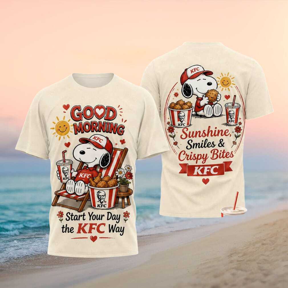 Snoopy KFC Fried Chicken Fast Food Morning Sunshine Shirt - Limotees LLC