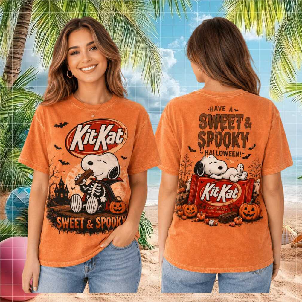 Snoopy Kit Kat Sweet And Spooky Halloween Fall Shirt