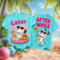 Snoopy Later After While Cute Summer Beach Vacation Cartoon Dog Fan Shirt - Limotees LLC