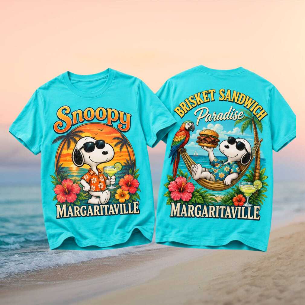 Snoopy Margaritaville Brisket Sandwich Paradise Shirt