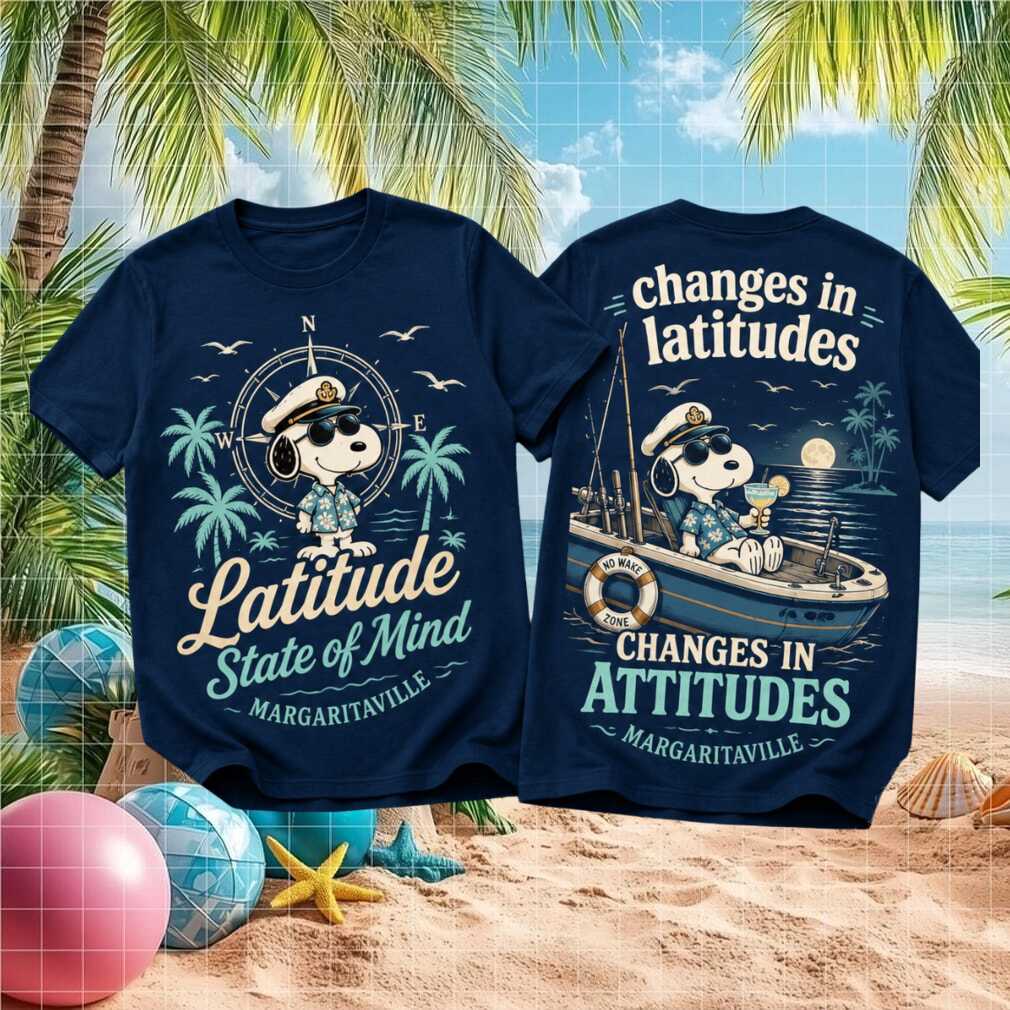 Snoopy Margaritaville Latitude State Of Mind Shirt