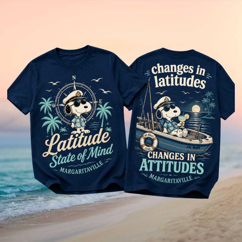 Snoopy Margaritaville Latitude State Of Mind Shirt