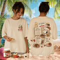 Snoopy Nutella Breakfast Toast Spread Joy Daily Morning Comfort Retro Style Unisex Cotton Shirt