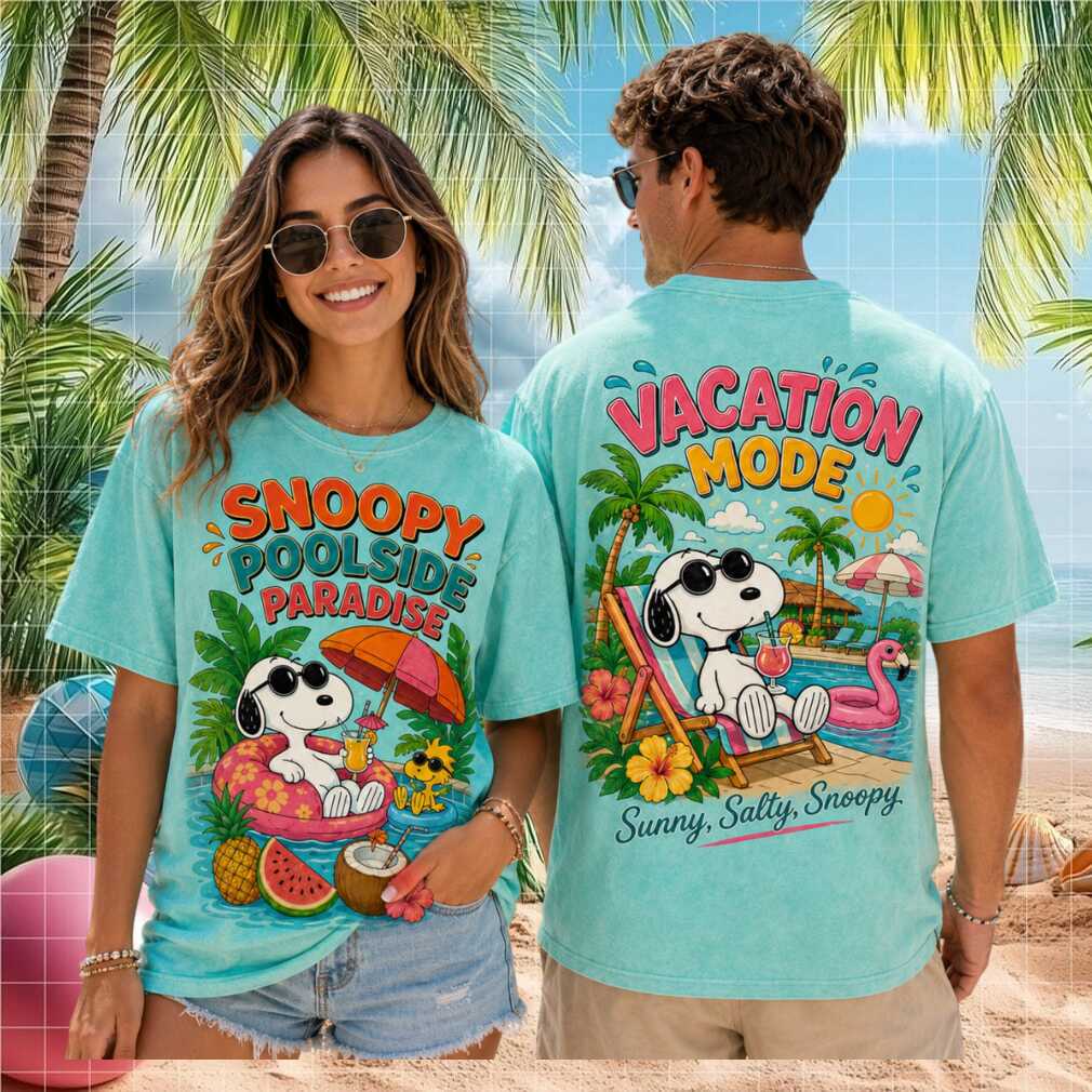 Snoopy Poolside Paradise Vacation Mode Retro 2026 Beach Cruise Holiday Gift For Men Women Shirt - Limotees LLC