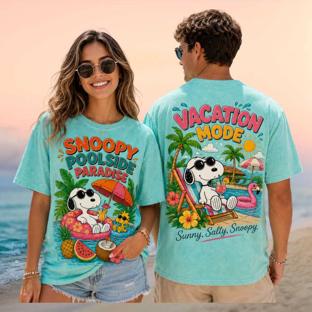 Snoopy Poolside Paradise Vacation Mode Retro 2026 Beach Cruise Holiday Gift For Men Women Shirt - Limotees LLC