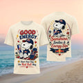Snoopy Red Bull Energy Drink Skateboarding Morning Shirt - Limotees LLC
