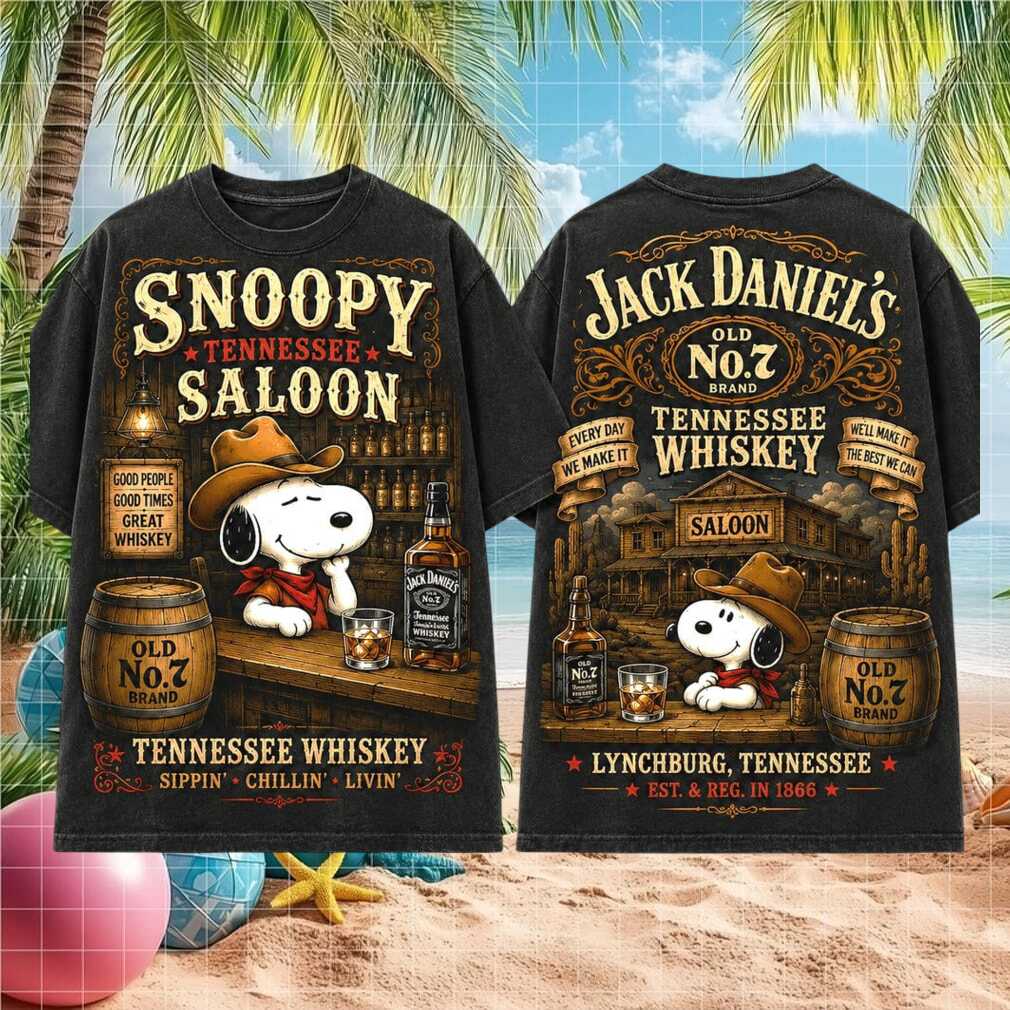 Snoopy Tennessee Saloon Whisky Western Vintage Shirt