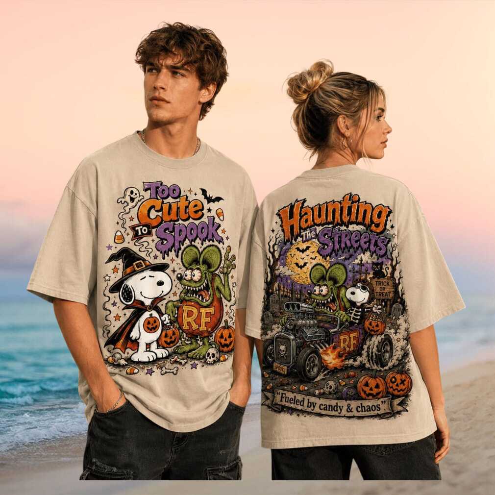 Snoopy Too Cute To Spook Haunting The Streets T Shirt