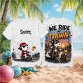 Snoopy We Ride At Dawn Biker Cartoon Shirt
