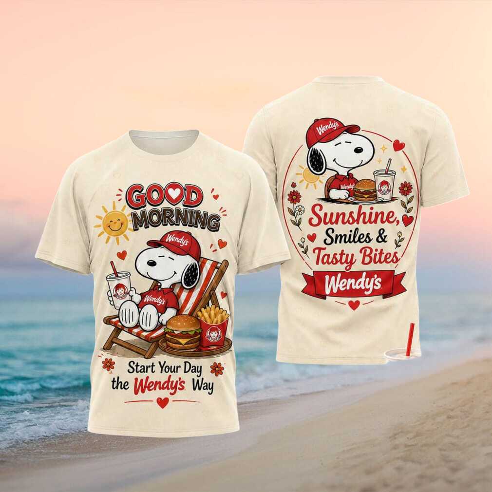 Snoopy Wendy s Good Morning Tasty Bites Shirt - Limotees LLC
