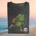 Soccer Football Player Frog Athletic Sports Goal Training Funny Animal Kid Fan Shirt - Limotees LLC