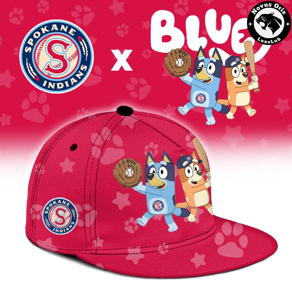Spokane Indians x Bluey Night Limited Edition Baseball Jersey