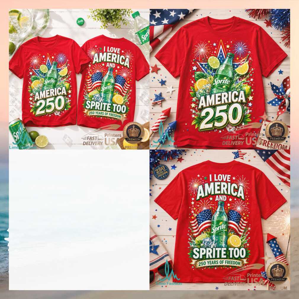 Sprite America 250 Years of Freedom Citrus Patriotic Shirt