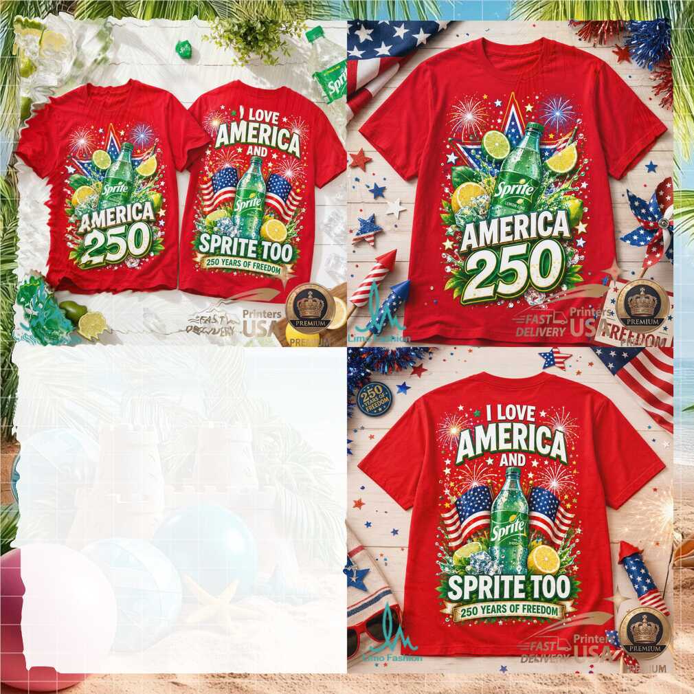 Sprite America 250 Years of Freedom Citrus Patriotic Shirt