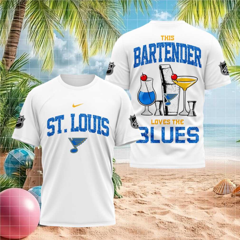 St. Louis Blues Bartender Cocktail Sports Fan Shirt - Limotees LLC