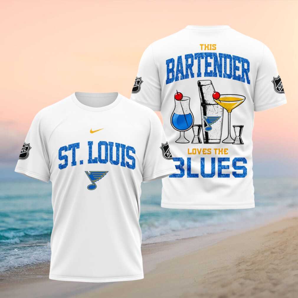 St. Louis Blues Bartender Cocktail Sports Fan Shirt - Limotees LLC
