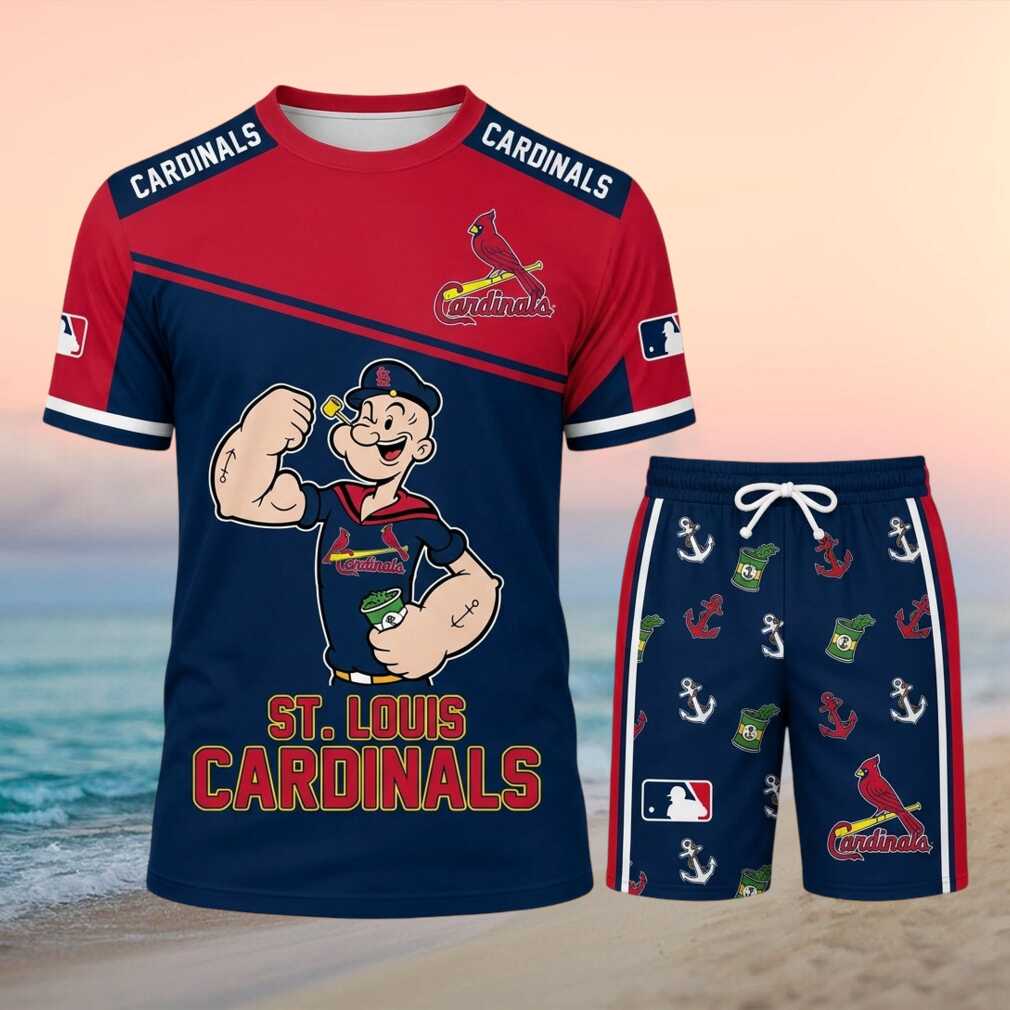 St. Louis Cardinals Popeye Baseball Sport Shirt