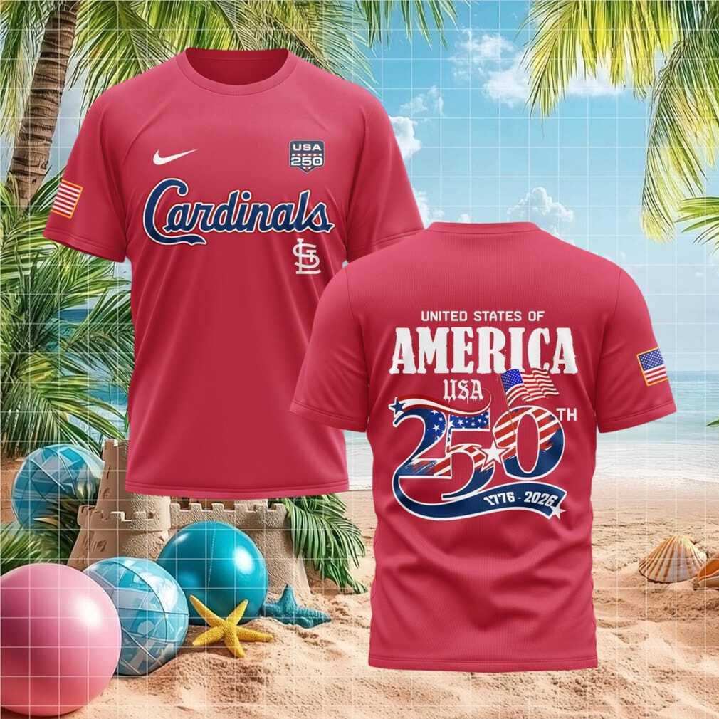 St. Louis Cardinals USA 250th Anniversary 1776 2026 Retro Men Women Shirt