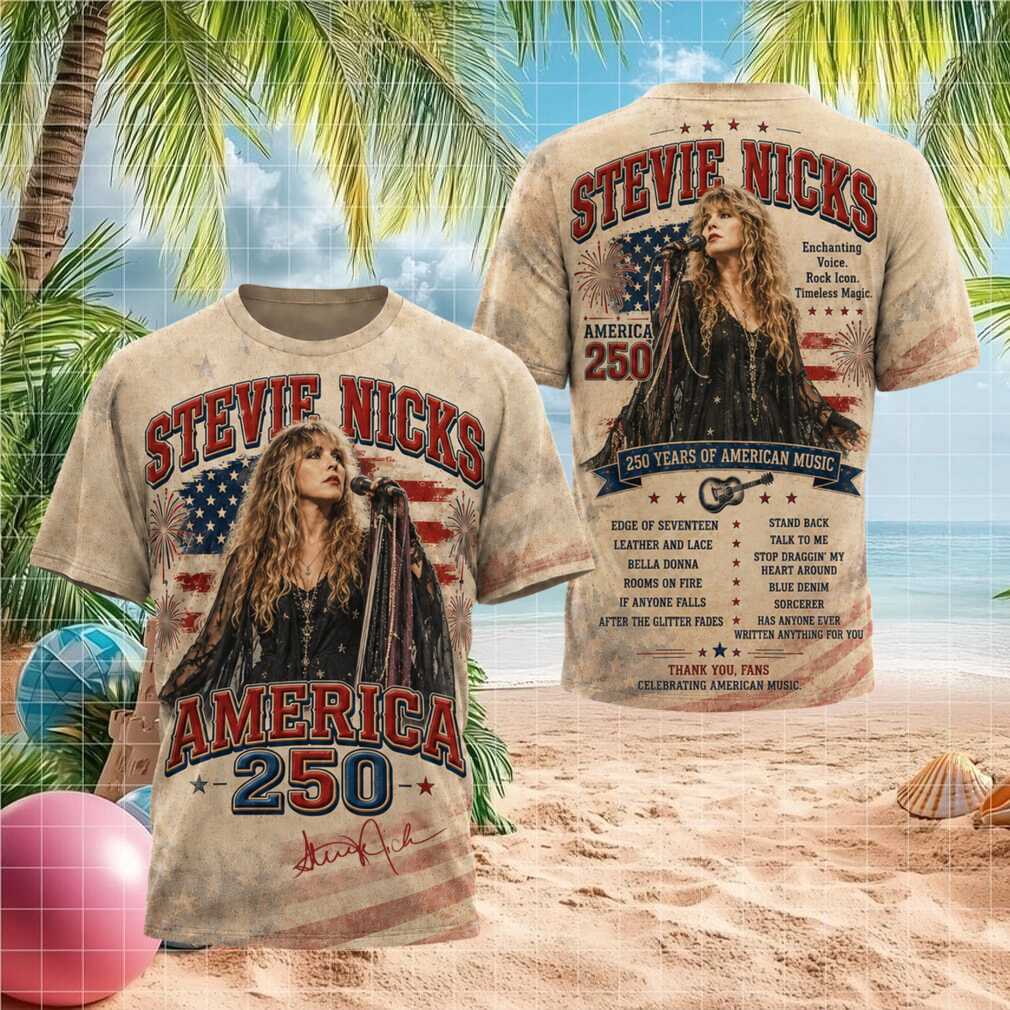 Stevie Nicks America 250 Vintage Style Graphic Shirt