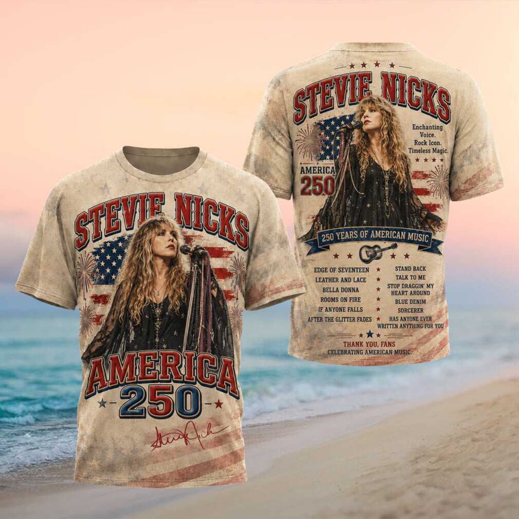 Stevie Nicks America 250 Vintage Style Graphic Shirt