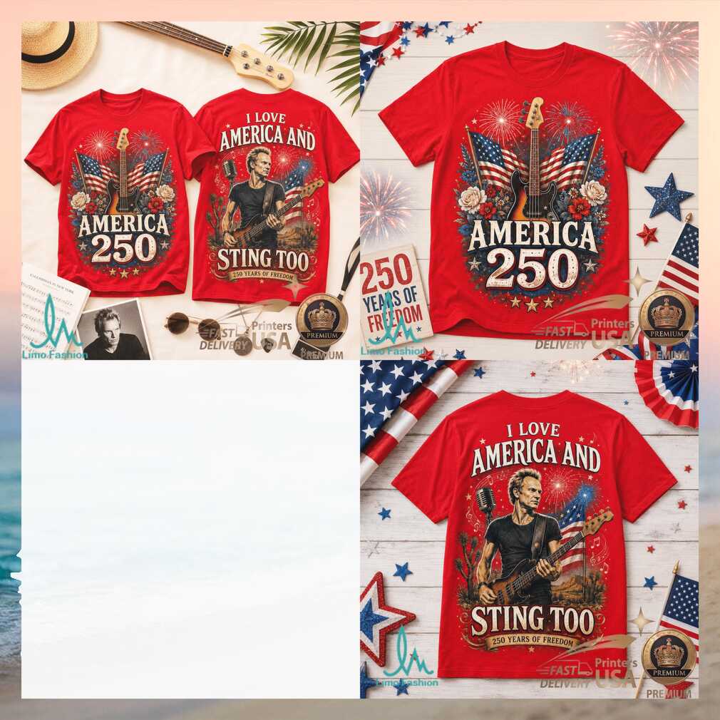 Sting Musician America 250 Years Of Freedom Concert Graphic Shirt