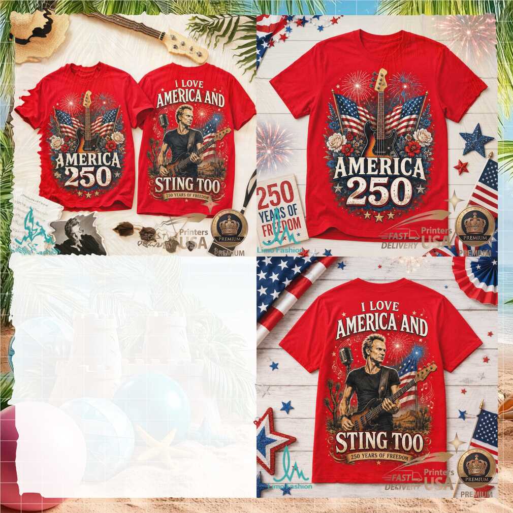 Sting Musician America 250 Years Of Freedom Concert Graphic Shirt