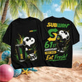 Subway Fast Food Snoopy 61st Anniversary Eat Fresh T Shirt