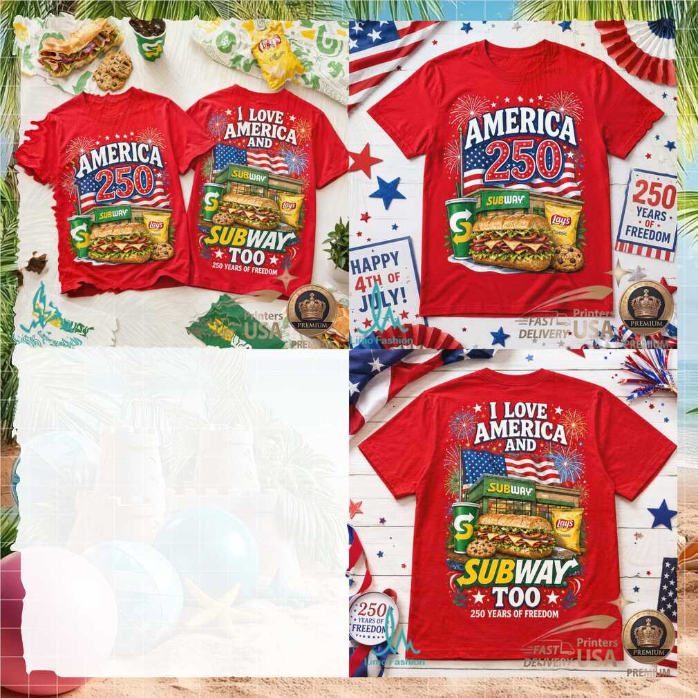 Subway Sandwich America 250 Years of Freedom Patriotic Shirt - Limotees LLC