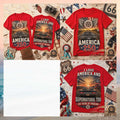 Supernatural America 250 Impala Route 66 Patriotic Shirt - Limotees LLC
