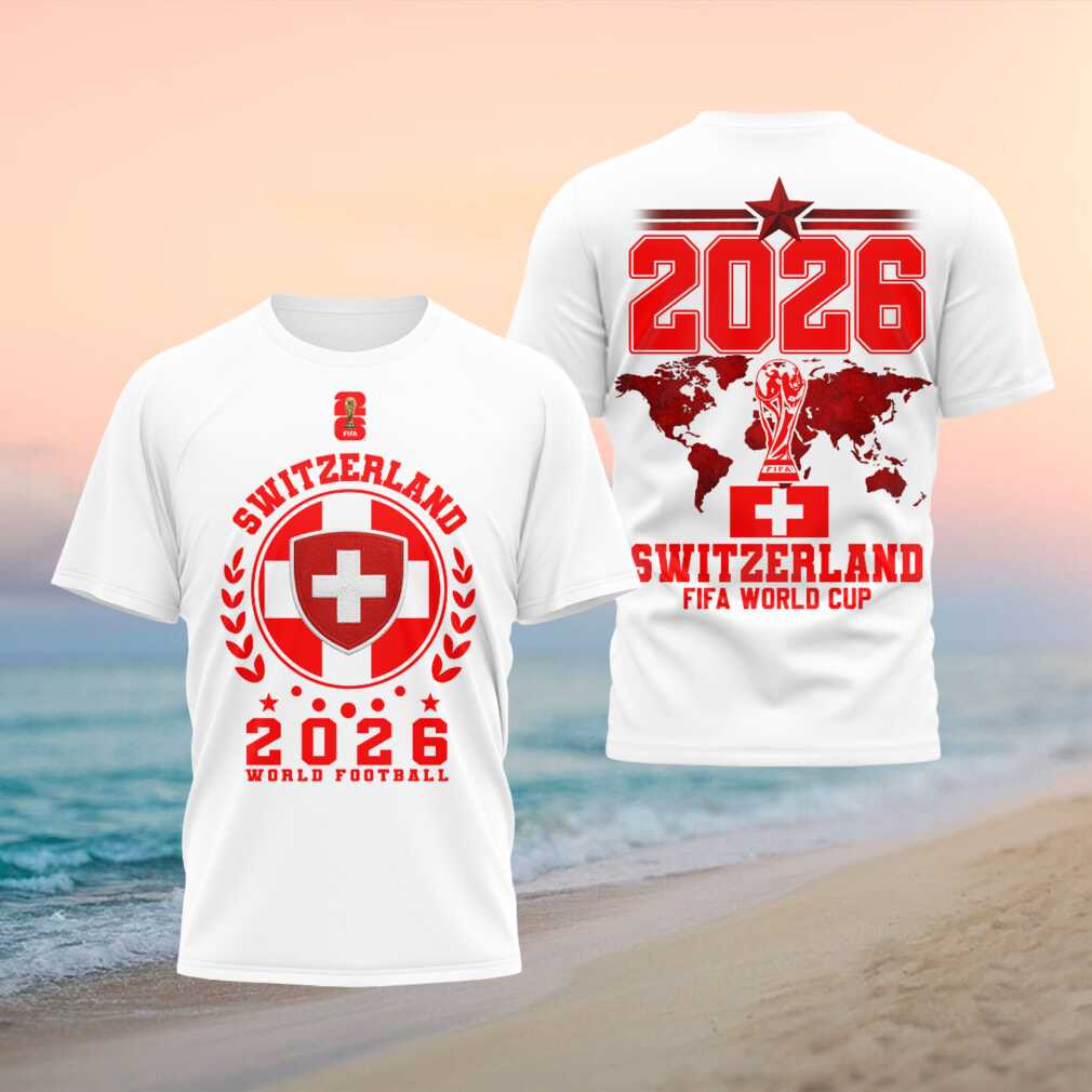 Switzerland 2026 FIFA World Cup Football Tournament Fans Souvenir Sport Shirt