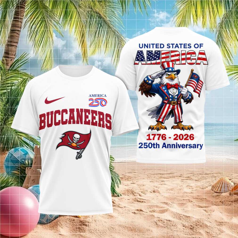 Tampa Bay Buccaneers 250th Anniversary American Eagle Shirt - Limotees LLC