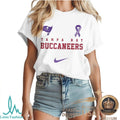 Tampa Bay Buccaneers Alzheimer Awareness Heartbeat I Will Remember For You T Shirt - Limotees LLC