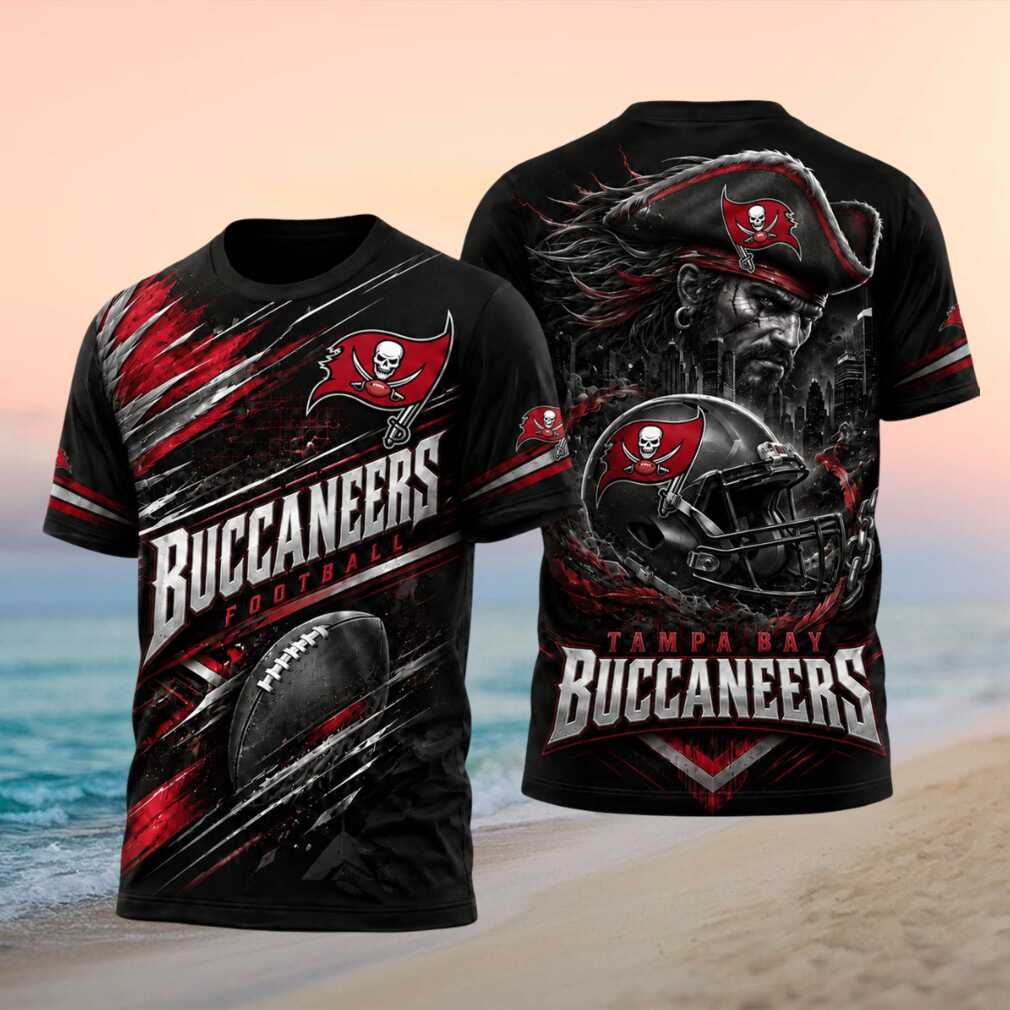 Tampa Bay Buccaneers Pirate Skull Football Graphic Shirt - Limotees LLC