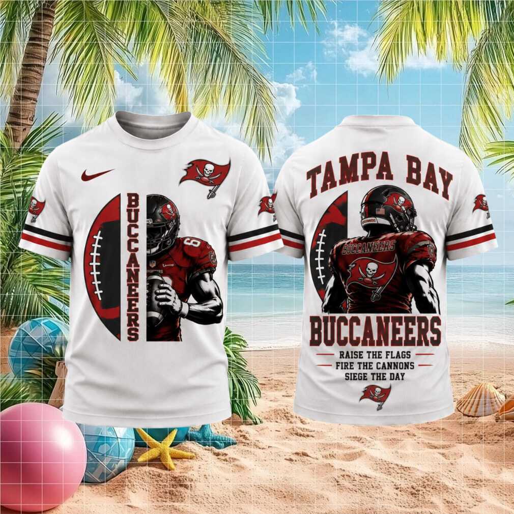 Tampa Bay Buccaneers Siege The Day Skull Flag Graphic Shirt