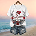 Tampa Bay Buccaneers Skull Flag Raymond James Stadium Shirt
