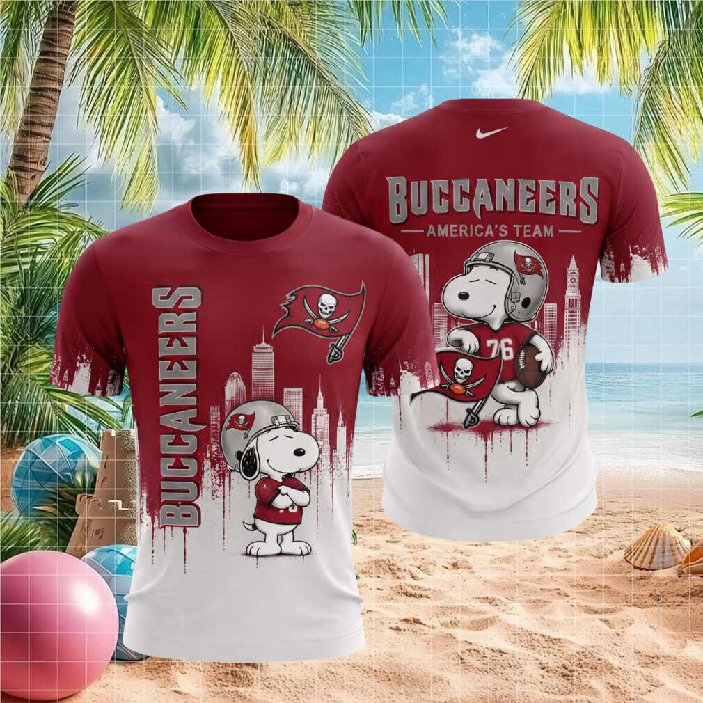 Tampa Bay Buccaneers Snoopy Football Shirt
