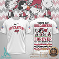 Tampa Bay Buccaneers Snoopy Team Spirit Forever Football T Shirt - Limotees LLC