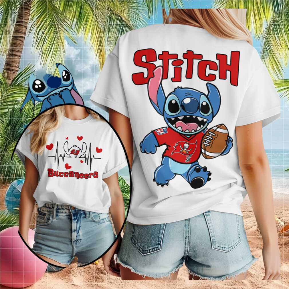 Tampa Bay Buccaneers Stitch Football Heartbeat Shirt