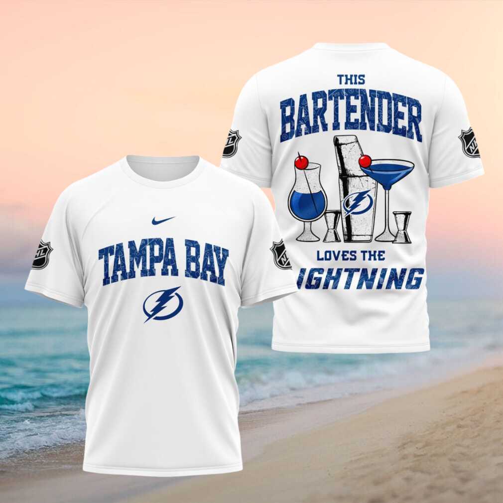 Tampa Bay Lightning Bartender Cocktail Graphic Shirt - Limotees LLC