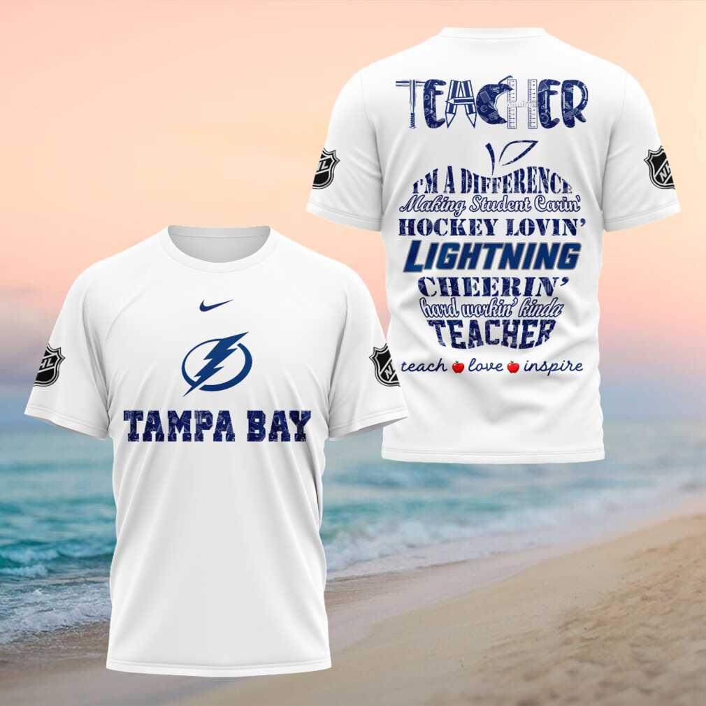 Tampa Bay Lightning Hockey Teacher Student Caring T Shirt