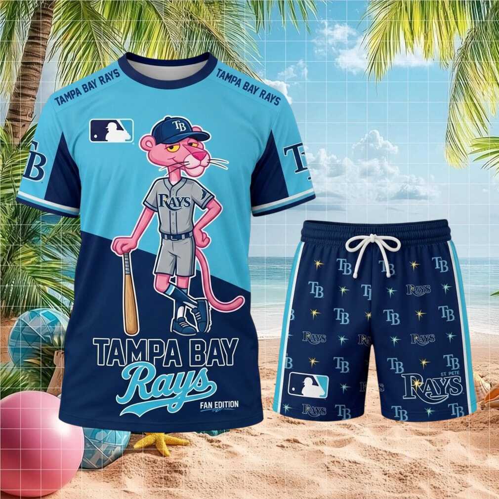 Tampa Bay Rays Pink Panther Baseball Shirt
