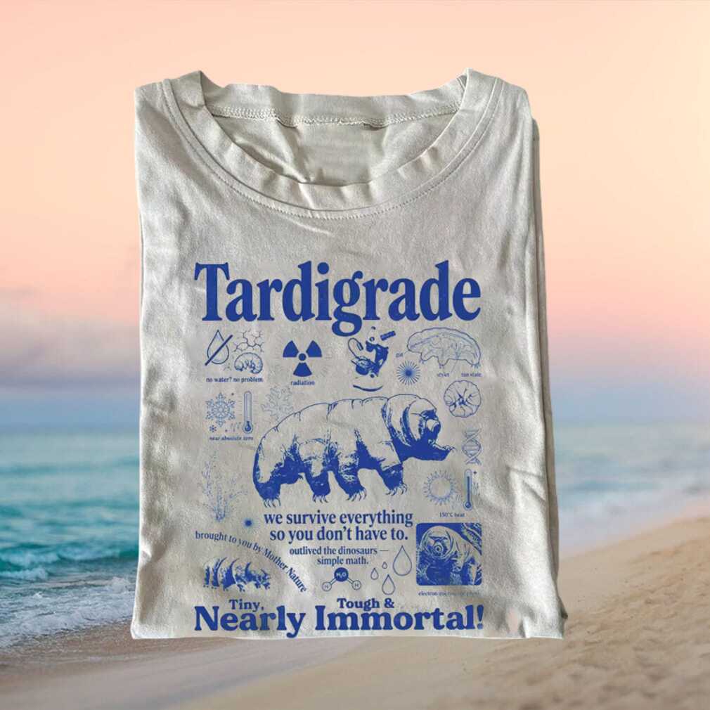 Tardigrade Science Biology Water Bear Infographic Vintage Educational Nature Geek Shirt - Limotees LLC