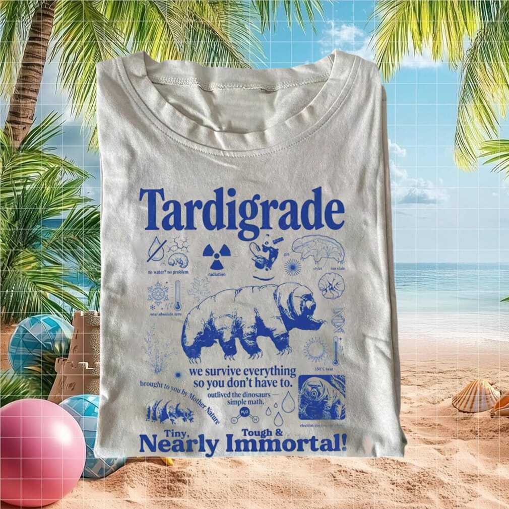 Tardigrade Science Biology Water Bear Infographic Vintage Educational Nature Geek Shirt - Limotees LLC