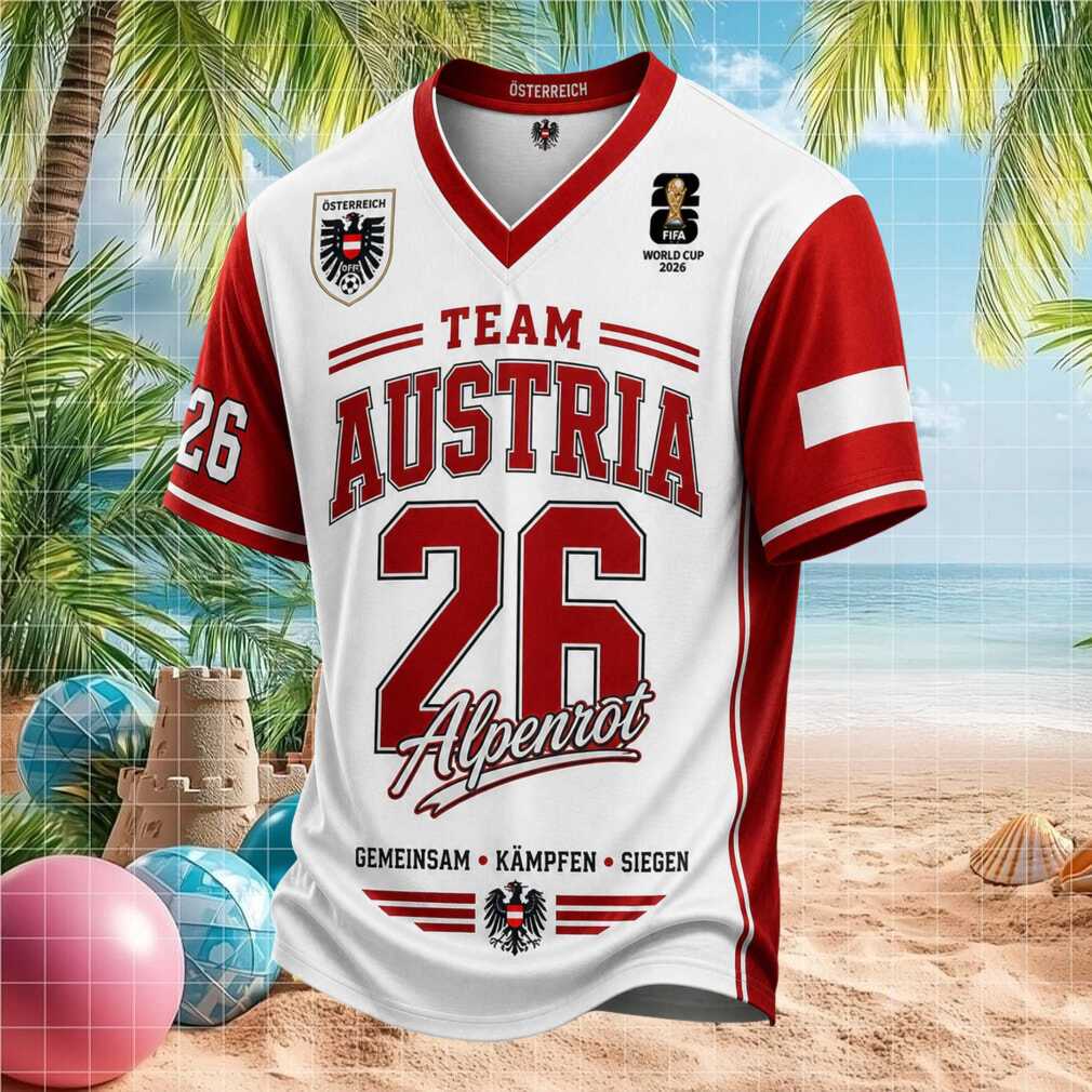 Team Austria World Cup 2026 Football Shirt - Limotees LLC